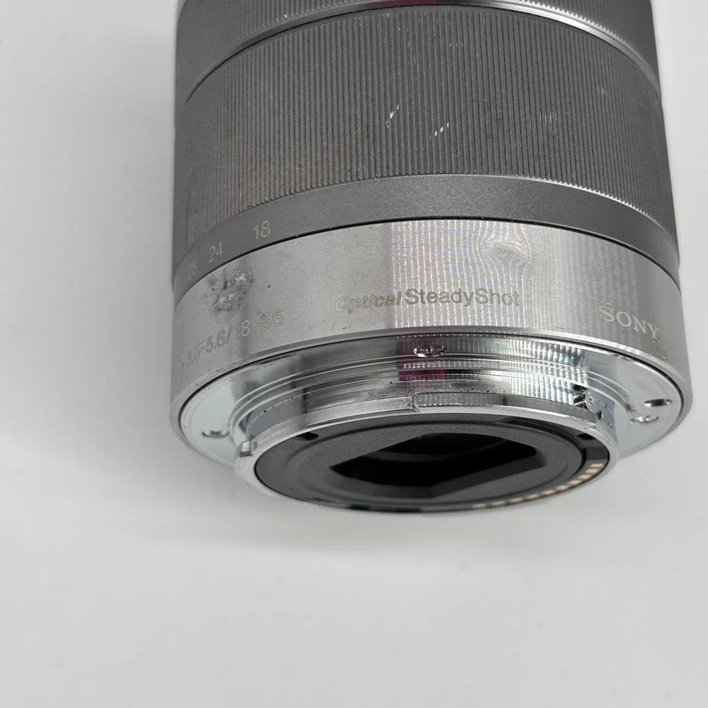Sony E 18-55mm f/3.5-5.6 OSS Lens Silver SEL1855 E-Mount Mirrorless Zoom